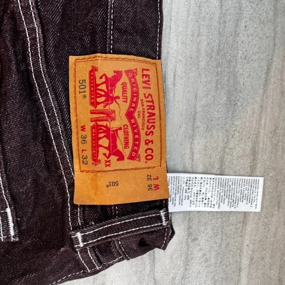 Nudie Jeans black jeans with white stitching Size 36x32 #nudie #denim sku10